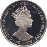 2002 ONE CROWN FALKLAND ISLANDS F517 - WORLD COINS - Cambridgeshire Coins