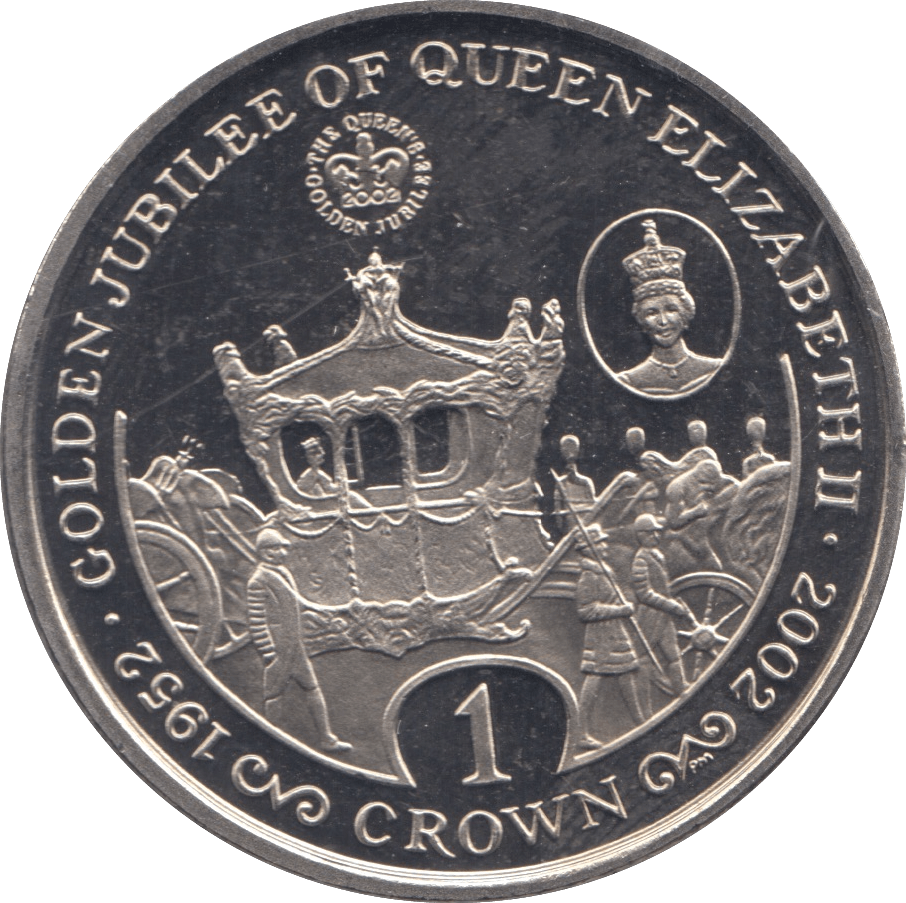 2002 ONE CROWN GIBRALTAR F464 - WORLD COINS - Cambridgeshire Coins