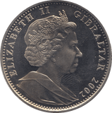 2002 ONE CROWN GIBRALTAR F464 - WORLD COINS - Cambridgeshire Coins