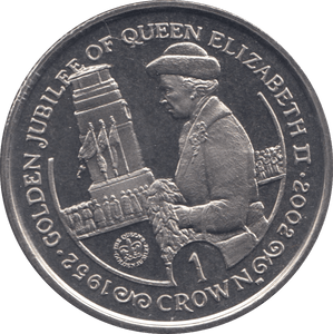 2002 ONE CROWN ISLE OF MAN F492 - WORLD COINS - Cambridgeshire Coins