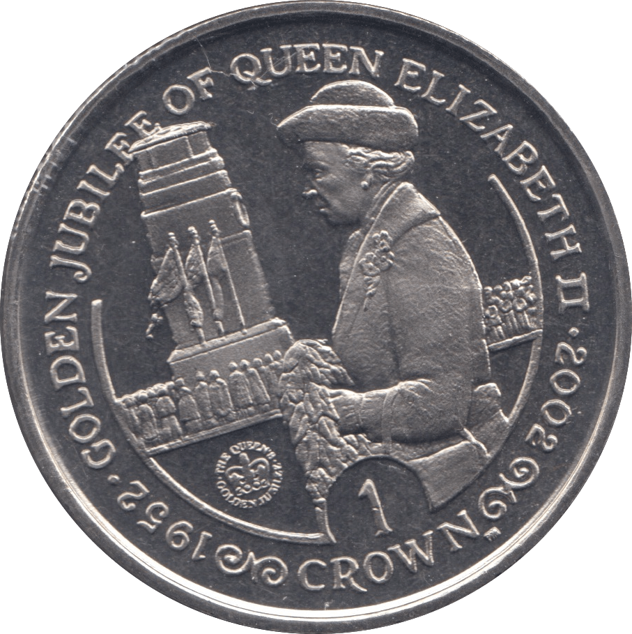 2002 ONE CROWN ISLE OF MAN F492 - WORLD COINS - Cambridgeshire Coins