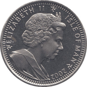 2002 ONE CROWN ISLE OF MAN F492 - WORLD COINS - Cambridgeshire Coins