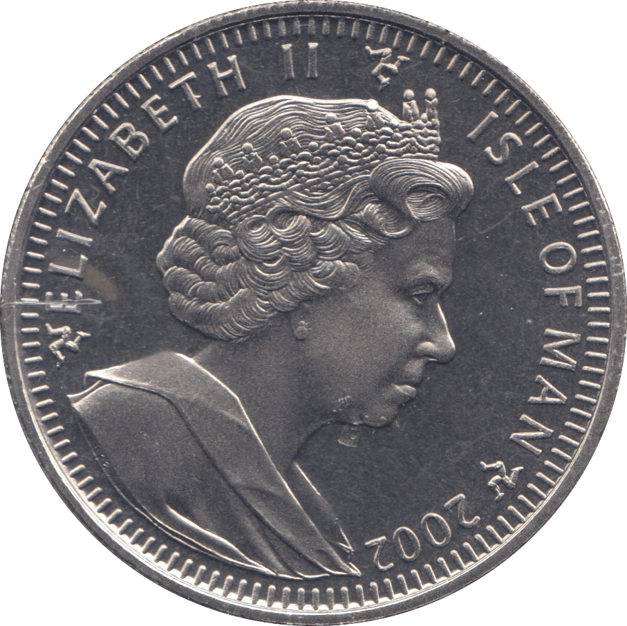 2002 ONE CROWN ISLE OF MAN F492 - WORLD COINS - Cambridgeshire Coins