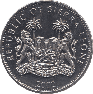 2002 ONE CROWN SIERRA LEONE F598 - WORLD COINS - Cambridgeshire Coins