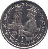 2002 ONE CROWN - WORLD COINS - Cambridgeshire Coins