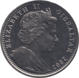 2002 ONE CROWN - WORLD COINS - Cambridgeshire Coins