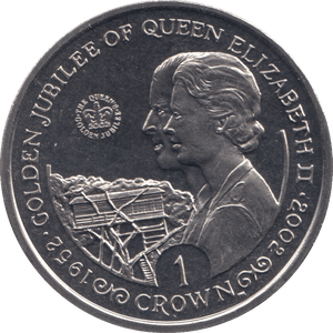 2002 ONE CROWN - WORLD COINS - Cambridgeshire Coins