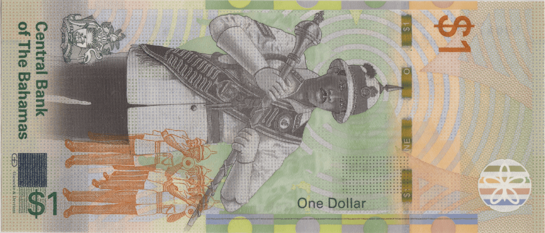 2002 ONE DOLLAR BANKNOTE BAHAMAS REF 956 - World Banknotes - Cambridgeshire Coins