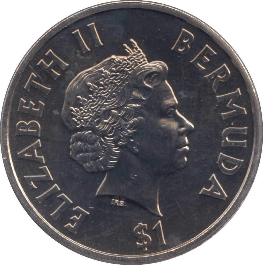 2002 ONE DOLLAR BERMUDA F437 - WORLD COINS - Cambridgeshire Coins