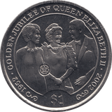 2002 ONE DOLLAR BRITISH VIRGIN ISLANDS F500 - WORLD COINS - Cambridgeshire Coins