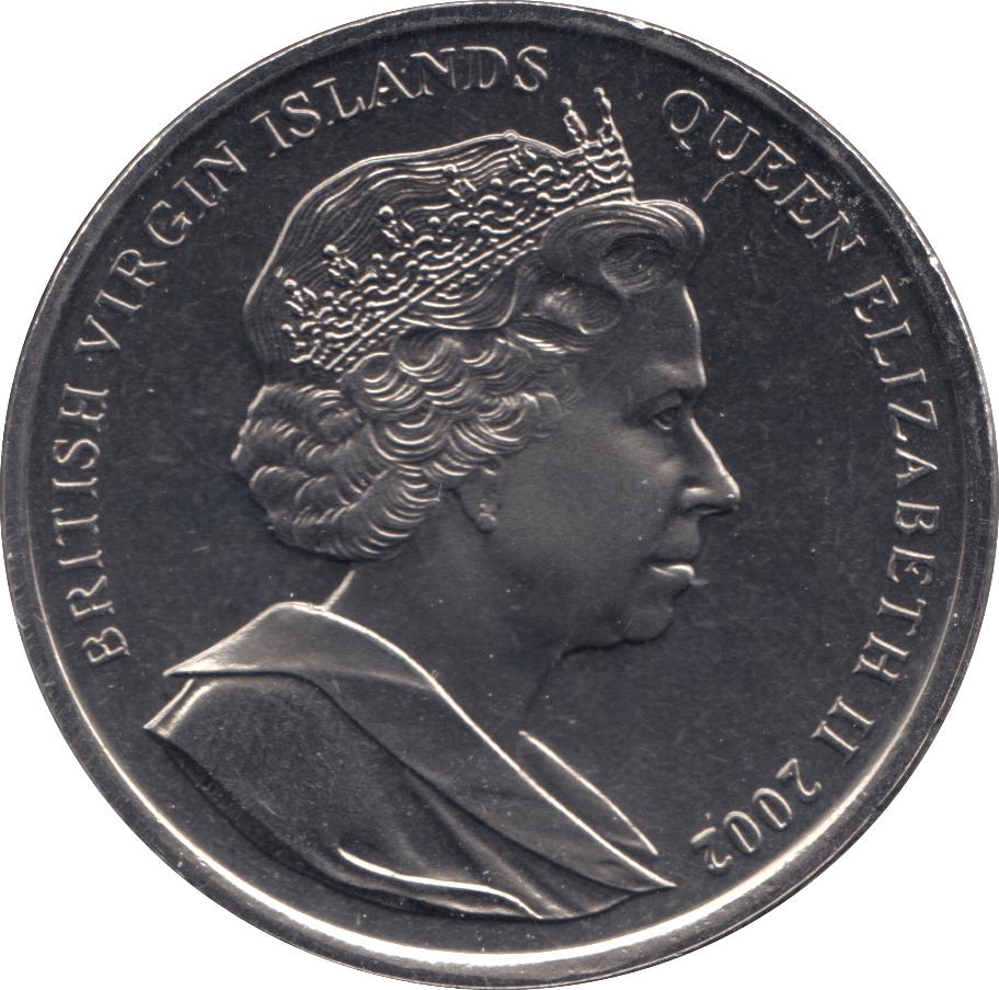 2002 ONE DOLLAR BRITISH VIRGIN ISLANDS F500 - WORLD COINS - Cambridgeshire Coins