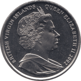 2002 ONE DOLLAR BRITISH VIRGIN ISLANDS F502 - CROWN - Cambridgeshire Coins