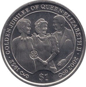 2002 ONE DOLLAR BRITISH VIRGIN ISLANDS F509 - WORLD COINS - Cambridgeshire Coins