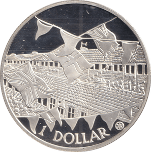 2002 ONE DOLLAR COOK ISLANDS - SILVER WORLD COINS - Cambridgeshire Coins