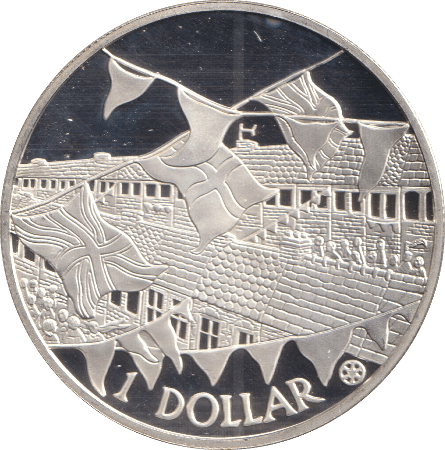 2002 ONE DOLLAR COOK ISLANDS - SILVER WORLD COINS - Cambridgeshire Coins