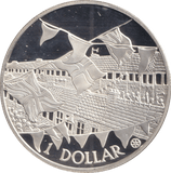 2002 ONE DOLLAR COOK ISLANDS - SILVER WORLD COINS - Cambridgeshire Coins