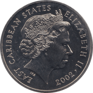 2002 ONE DOLLAR EAST CARIBBEAN STATES F513 - WORLD COINS - Cambridgeshire Coins