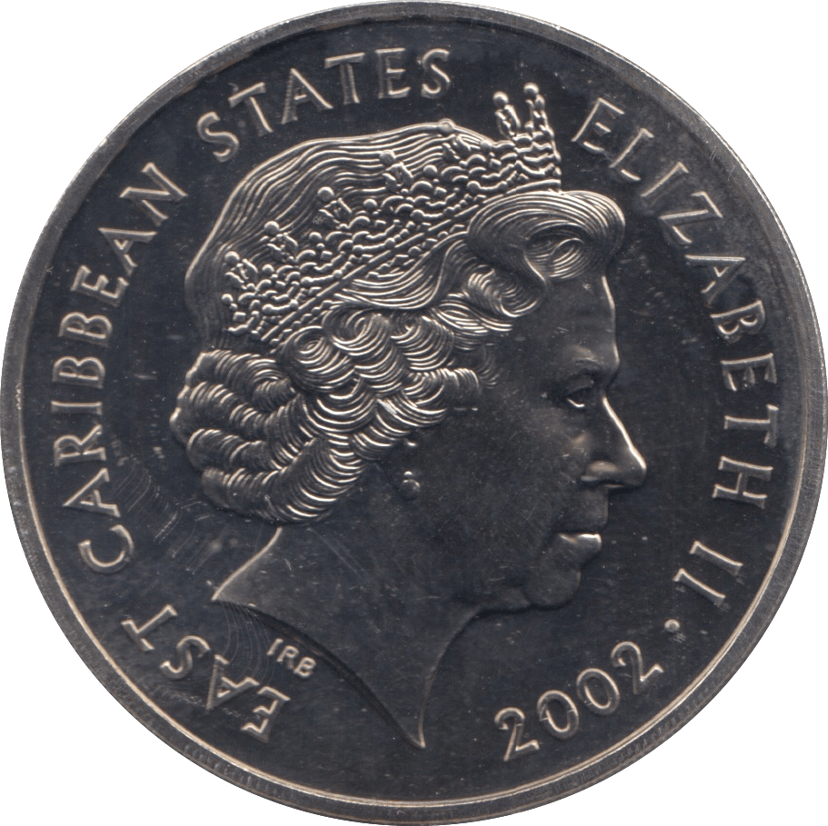 2002 ONE DOLLAR EAST CARIBBEAN STATES F513 - WORLD COINS - Cambridgeshire Coins