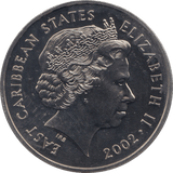 2002 ONE DOLLAR EAST CARIBBEAN STATES F513 - WORLD COINS - Cambridgeshire Coins