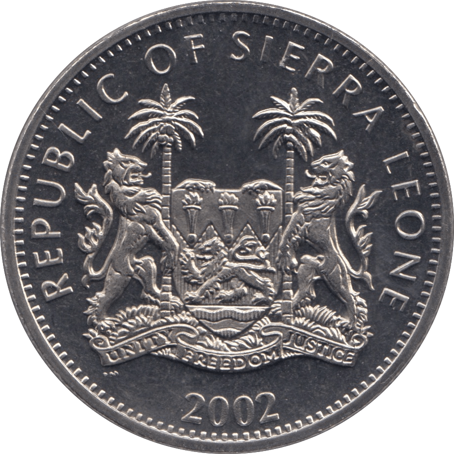 2002 ONE DOLLAR GOLDEN JUBILEE SIERRA LEONE F132 - CROWN - Cambridgeshire Coins