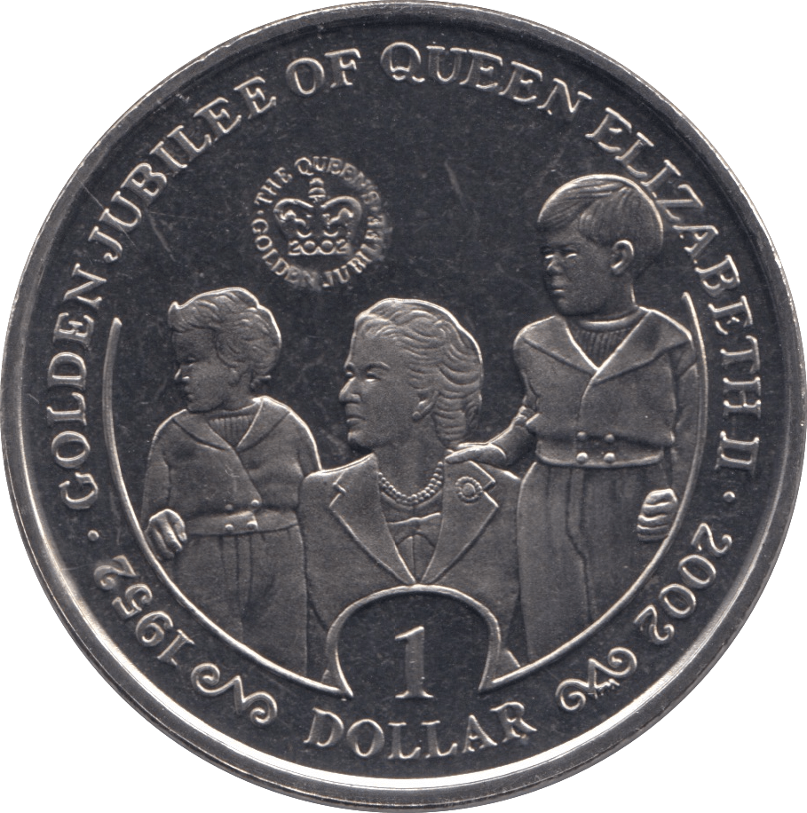 2002 ONE DOLLAR GOLDEN JUBILEE SIERRA LEONE F132 - CROWN - Cambridgeshire Coins