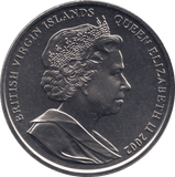 2002 ONE DOLLAR QUEEN ELIZABETH GOLDEN JUBILEE BRITISH VIRGIN ISLANDS F124 - CROWN - Cambridgeshire Coins