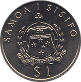 2002 ONE DOLLAR SAMOA F595 - WORLD COINS - Cambridgeshire Coins