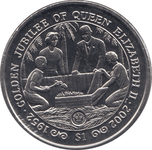 2002 ONE DOLLAR SIERRA LEONE F587 - WORLD COINS - Cambridgeshire Coins