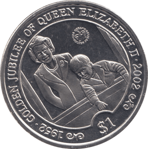2002 ONE DOLLAR - WORLD COINS - Cambridgeshire Coins