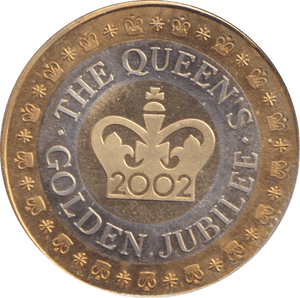 2002 QUEEN'S GOLDEN JUBILEE MEDAL ( UNC ) - MEDALS & MEDALLIONS - Cambridgeshire Coins
