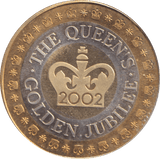 2002 QUEEN'S GOLDEN JUBILEE MEDAL ( UNC ) - MEDALS & MEDALLIONS - Cambridgeshire Coins