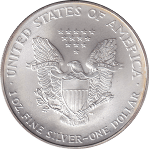 2002 SILVER LIBERTY DOLLAR USA - SILVER WORLD COINS - Cambridgeshire Coins