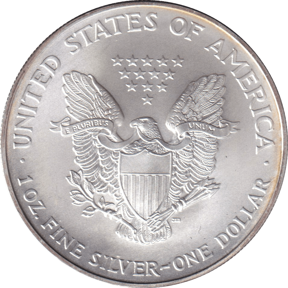 2002 SILVER LIBERTY DOLLAR USA - SILVER WORLD COINS - Cambridgeshire Coins