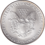 2002 SILVER LIBERTY DOLLAR USA - SILVER WORLD COINS - Cambridgeshire Coins