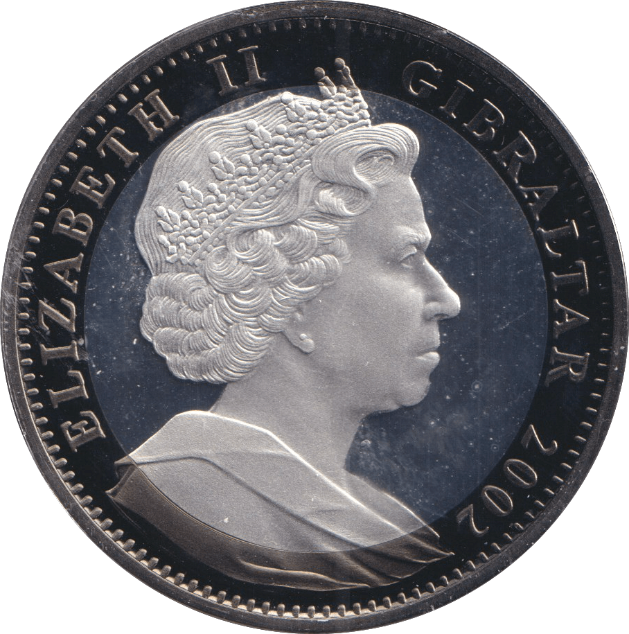 2002 SILVER ONE CROWN ISLE OF MAN QUEEN MOTHER CHRISTENING OF WILLIAM - SILVER WORLD COINS - Cambridgeshire Coins