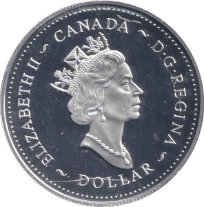 2002 SILVER PROOF DOLLAR CANADA - SILVER WORLD COINS - Cambridgeshire Coins