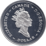 2002 SILVER PROOF DOLLAR CANADA - SILVER WORLD COINS - Cambridgeshire Coins