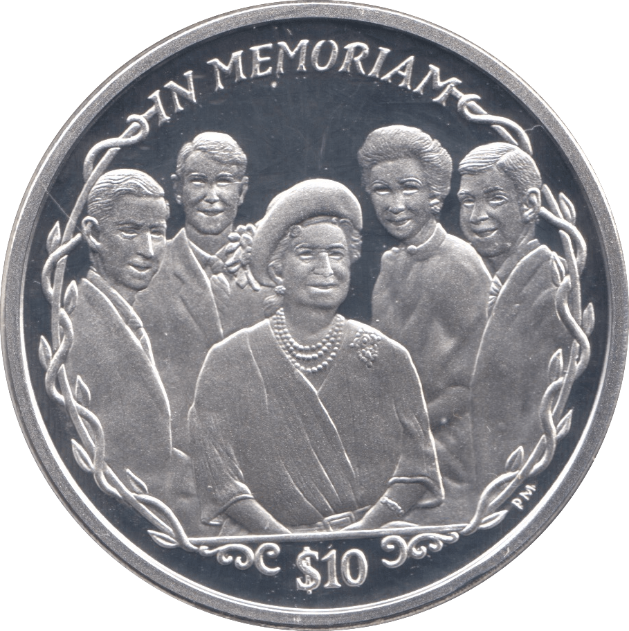 2002 SILVER PROOF DOLLAR IN MEMORIAM BRITISH VIRGIN ISLANDS - SILVER WORLD COINS - Cambridgeshire Coins