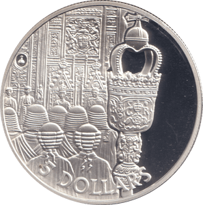 2002 SILVER PROOF FIVE DOLLAR SOLOMON ISLANDS - SILVER WORLD COINS - Cambridgeshire Coins