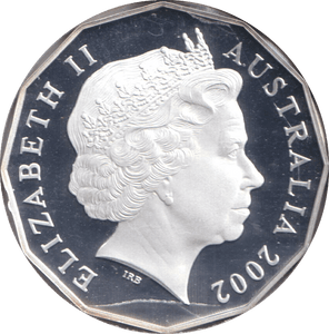 2002 SILVER PROOF MEDALLION AUSTRALIA - SILVER WORLD COINS - Cambridgeshire Coins