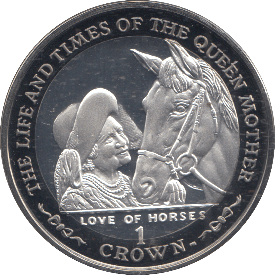 2002 SILVER PROOF ONE CROWN ISLE OF MAN - SILVER WORLD COINS - Cambridgeshire Coins