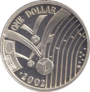 2002 SILVER PROOF ONE DOLLAR COMMON WEALTH GAMES - SILVER WORLD COINS - Cambridgeshire Coins