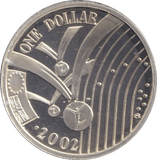 2002 SILVER PROOF ONE DOLLAR COMMON WEALTH GAMES - SILVER WORLD COINS - Cambridgeshire Coins
