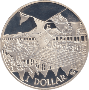 2002 SILVER PROOF ONE DOLLAR COOK ISLANDS - SILVER WORLD COINS - Cambridgeshire Coins