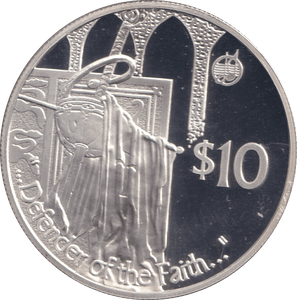 2002 SILVER PROOF TEN DOLLAR FIJI - SILVER WORLD COINS - Cambridgeshire Coins