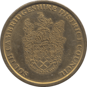 2002 SOUTH CAMBRIDGESHIRE DISTRICT COUNCIL TOKEN - OTHER TOKENS - Cambridgeshire Coins