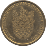 2002 SOUTH CAMBRIDGESHIRE DISTRICT COUNCIL TOKEN - OTHER TOKENS - Cambridgeshire Coins