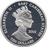 2002 TEN DOLLARS GEORGE III - 10 DOLLARS - Cambridgeshire Coins