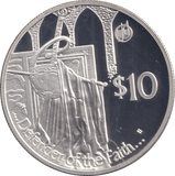 2002 TEN DOLLARS ( PROOF ) DEFENDER OF THE FAITH - 10 DOLLARS - Cambridgeshire Coins