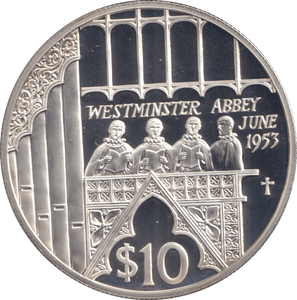 2002 TEN DOLLARS ( PROOF ) WESTMINSTER ABBEY - 10 DOLLARS - Cambridgeshire Coins